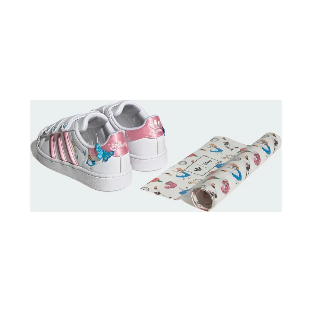 Adidas adidas Disney Superstar II Comfort Closure Cloud White / Light Pink / Lucid Aquamarine (IH1735)