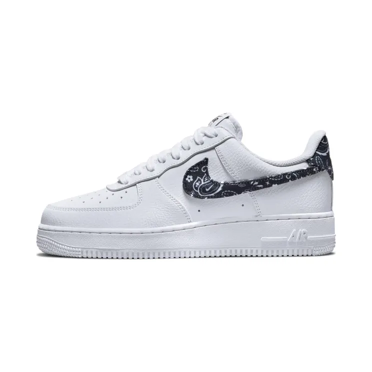 Nike Air Force 1 Low 07 Essential White Black Paisley “White / Black” (DH4406-101)