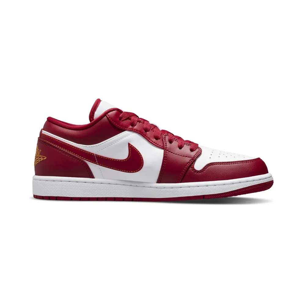 Jordan 1 Low Cardinal Red (GS) – “White / Red” (553558-607)