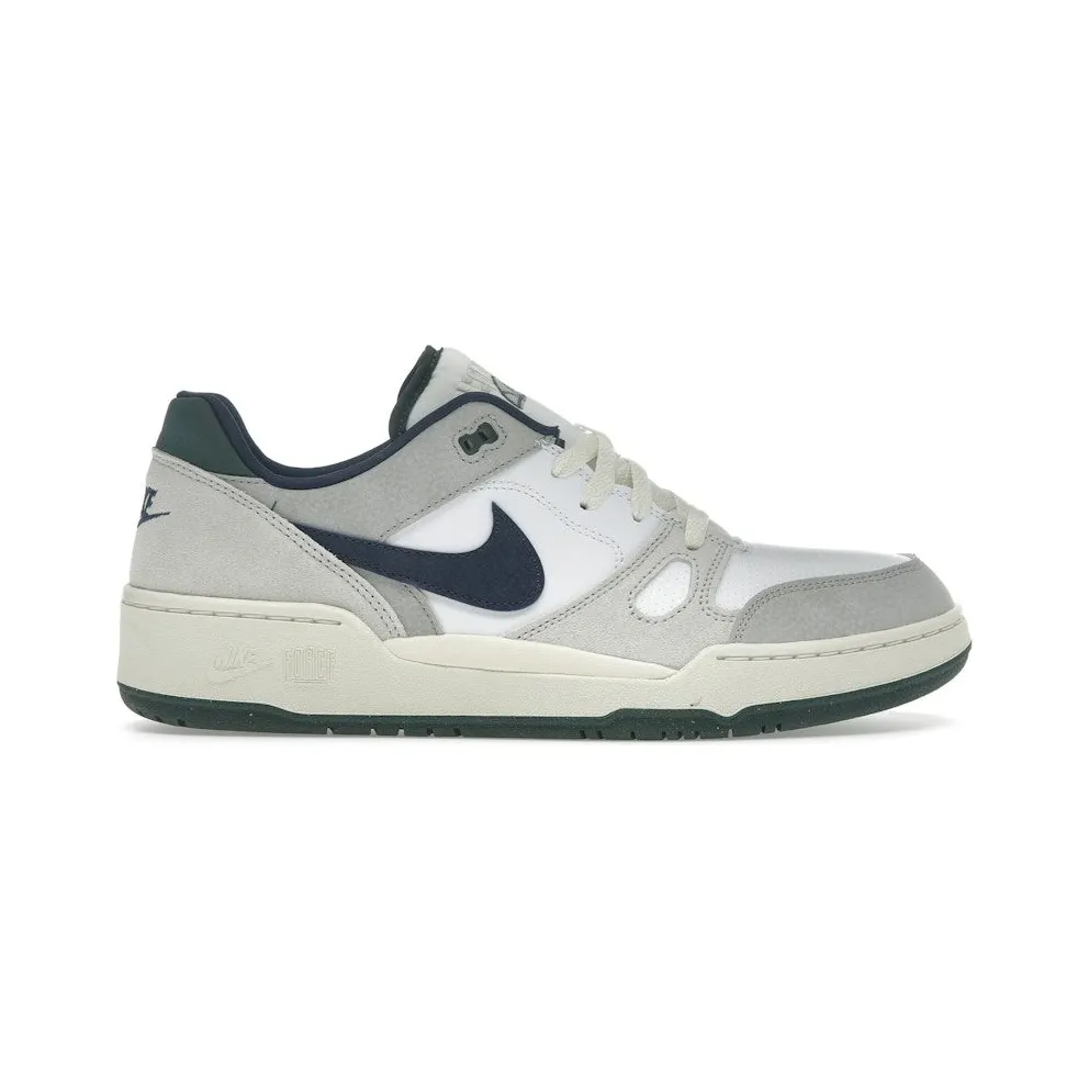 Nike Full Force Low White Midnight Navy Green (FZ3595-100)