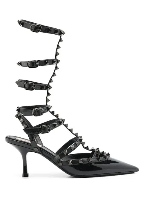 Valentino Garavani Rockstud Pointed Toe Pumps Black (3W0S0HU9CVA0NO)