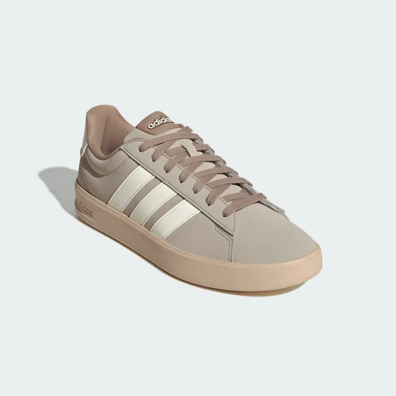 Adidas GRAND COURT 3.0 Shoes Light Brown / Off White / Chalky Brown (KH9533)