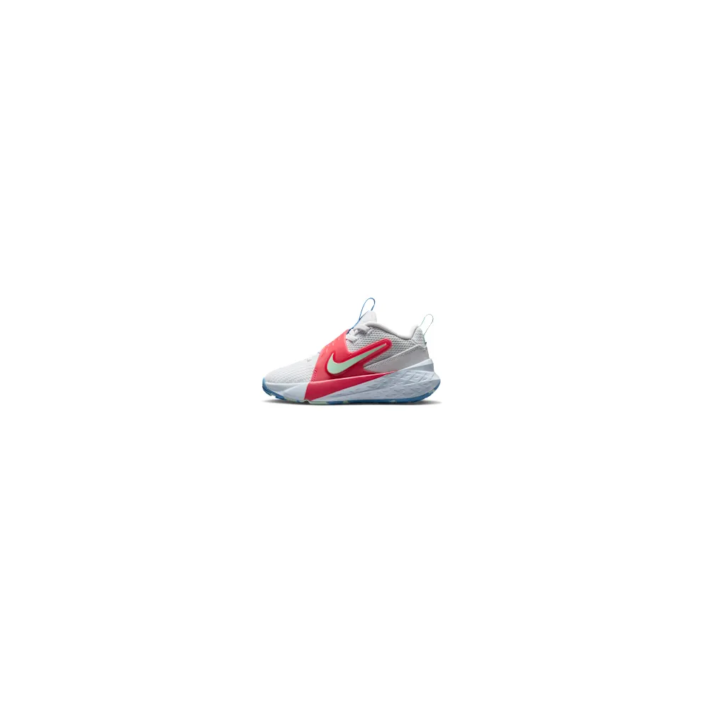 Nike Team Hustle D 12 “Off-White/Aurora Blue/Tropical Pink/Arctic Green” (IM7807-100)