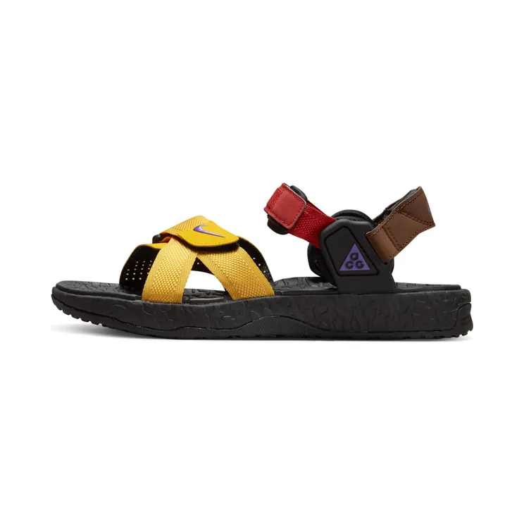 Nike ACG Air Deschutz+ Brown Red Yellow “Solar Flare / Cinnabar / Cacao Wow / Action Grape” (DO8951-700)