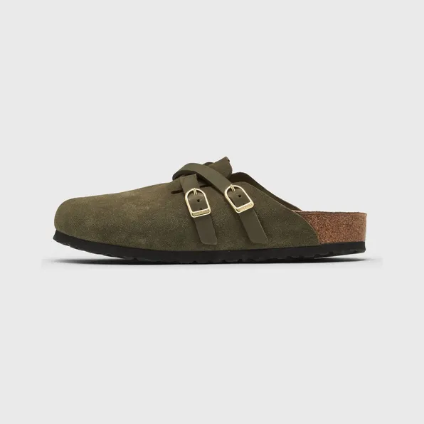 Birkenstock Blair Suede Leather Green