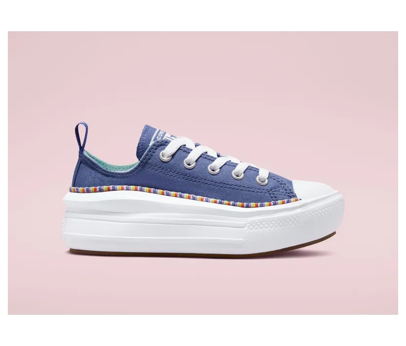 Converse Chuck Taylor All Star Move Platform Friendship Bracelet Washed Indigo/light Dew/wit (372784C)