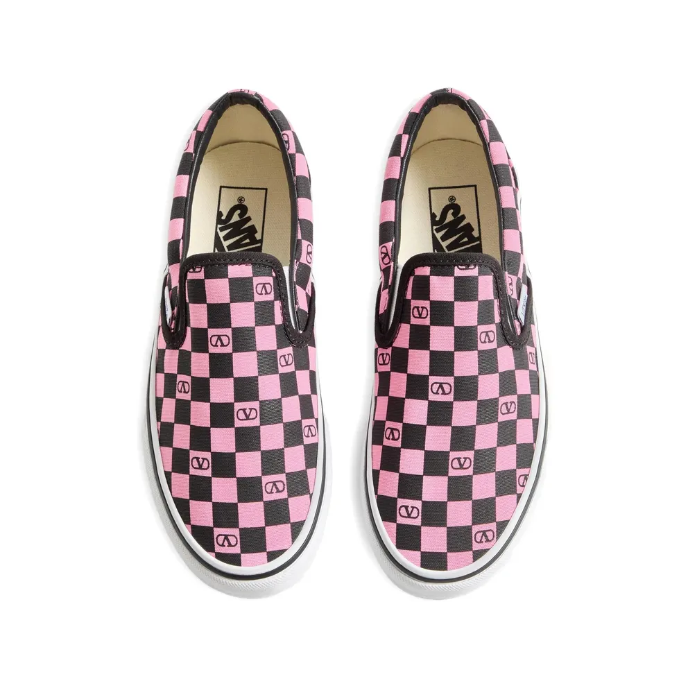 Vans X Valentino X Vans Vlogo Checkerboard “Pink/Black” (8W2S0NY9HPK DPM)