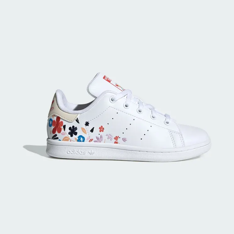 Adidas Stan Smith Shoes Kids Cloud White / Wonder White / Bright Red (IE0895)