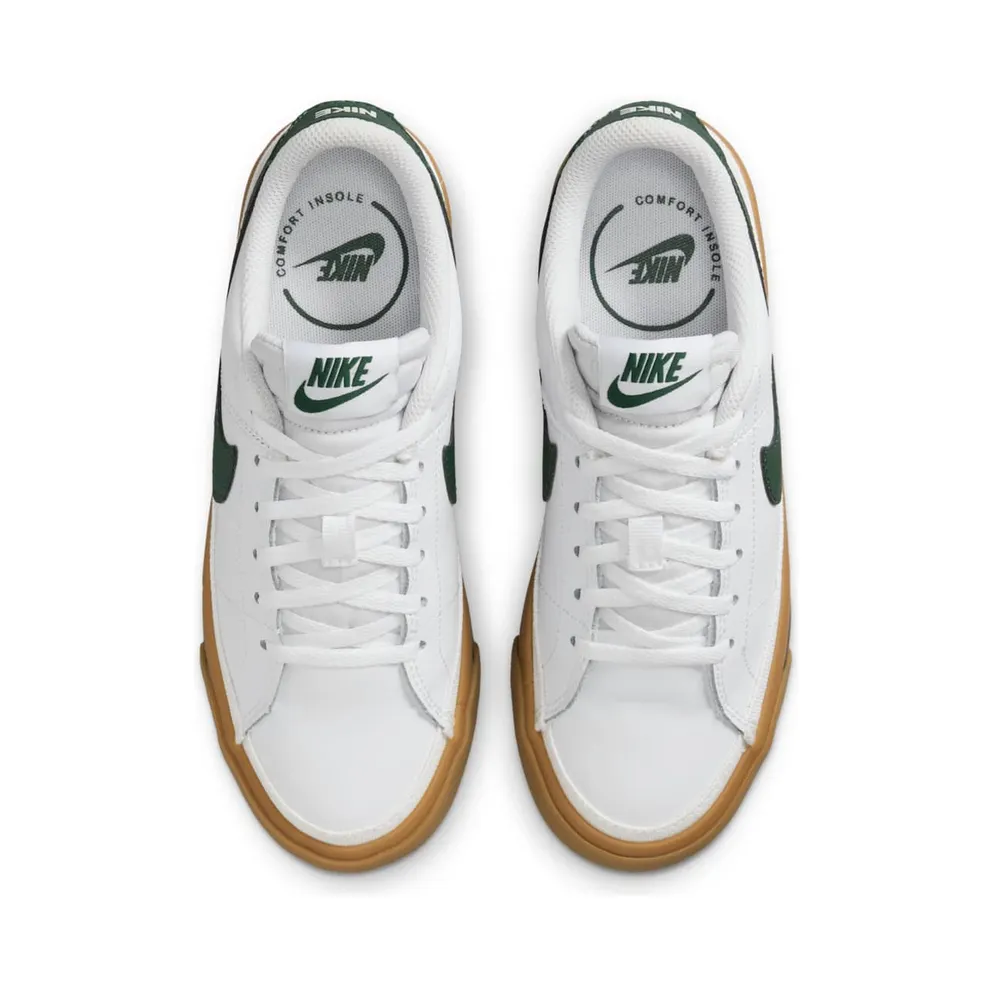 Nike Court Legacy White Gum Light Brown Anthracite Fir (DA5380-134)