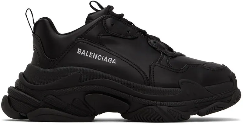 Balenciaga Black Triple S Low-Top (536737-W2FA5-1000)