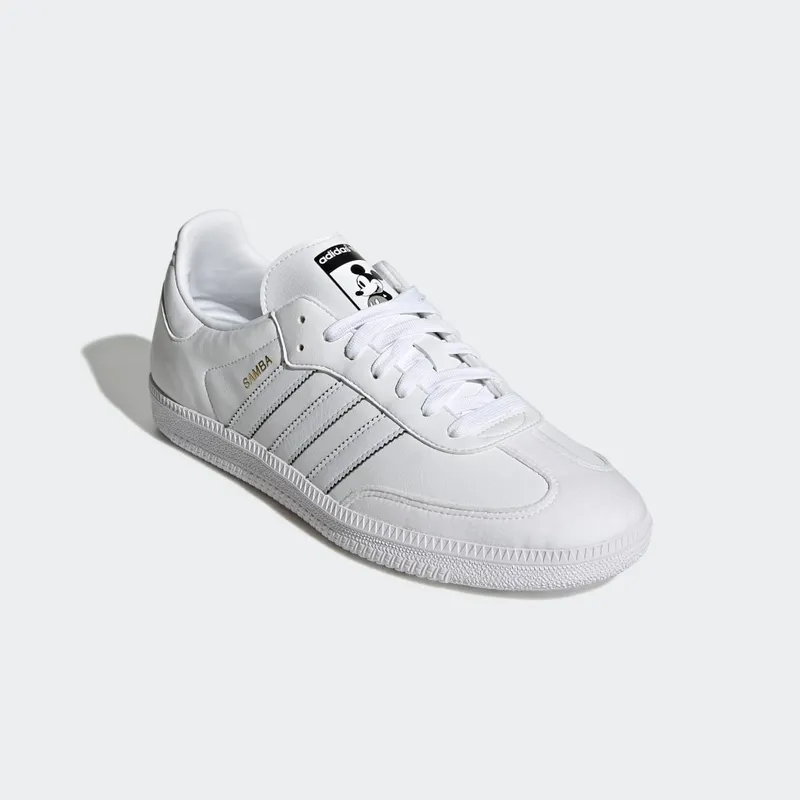 Adidas Samba Vegan x Disney Mickey Cloud White / Core Black / Gold Metallic (GY1889)