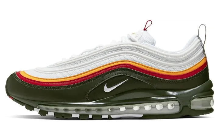 Nike Air Max 97 SE ‘White Evergreen’ White/Dynamic Yellow-Evergreen (CK0224-100)