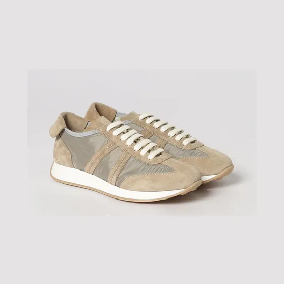 Fabiana Filippi Nylon and Suede Sneakers Grey (ASD266A804M030VR1)
