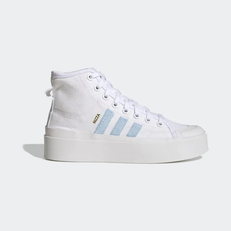 adidas Nizza Bonega Mid Cloud White / Clear Sky / Gold Metallic (GW6762)