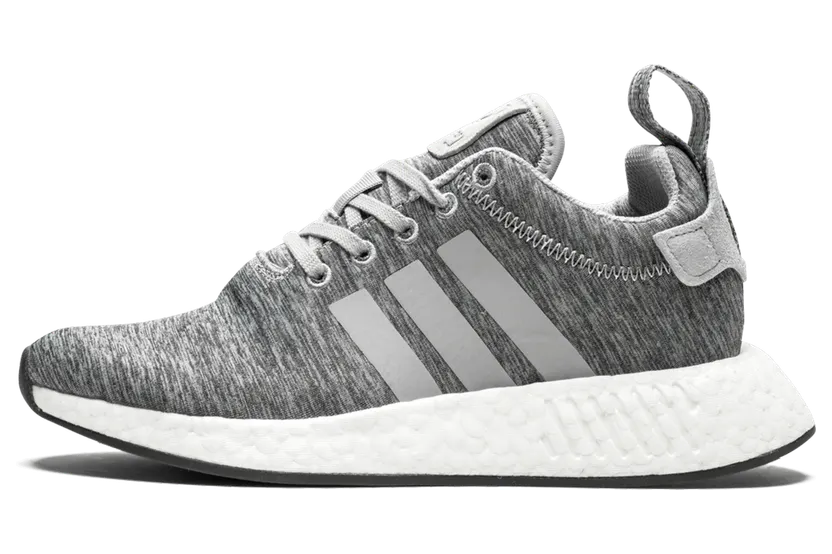 Adidas nstuff x NMD_R2 ‘Grey Melange’ Medium Grey Heather/Medium Grey Solid Grey/Dark Grey Solid Grey (BY2790)