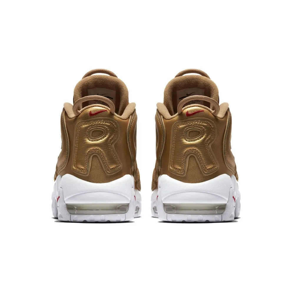 Nike Air More Uptempo Supreme “Suptempo” Gold Metallic Gold/White (902290-700)