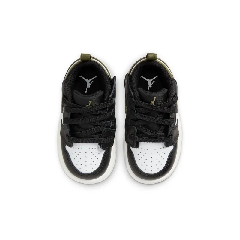 Jordan 1 Low ALT Black Medium Olive Sail White (DR9747-092)