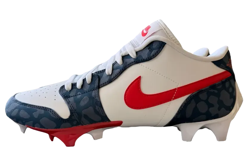 Jordan 1 Low “Vapor Edge Elite PE Cleats – Howard University” (IF5608-446)