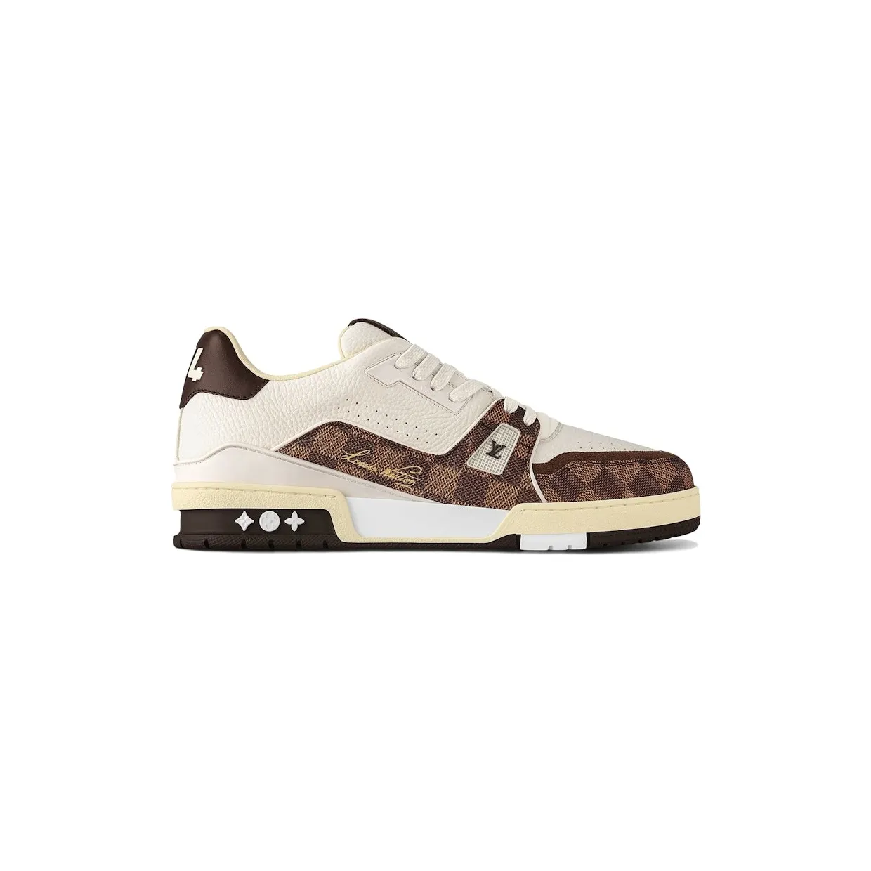Louis Vuitton LV Trainer White Moka Brown (1ACV5P)