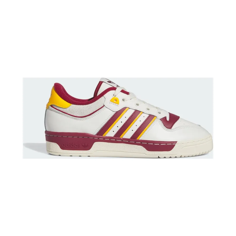 adidas Rivalry 86 Low Cloud White / Team Coll Burgundy 2 / Crew Yellow (IE7159)