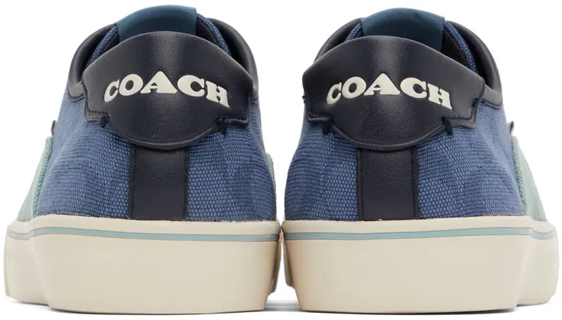 Coach 1941 Blue Canvas Sneakers (CA275 UE8)