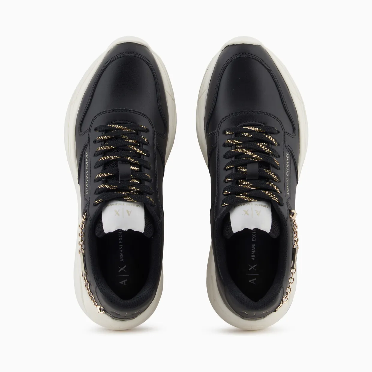 Armani Technical Mesh With Thick Sole And Chain (XW001617-AF17443-MC005) (3)