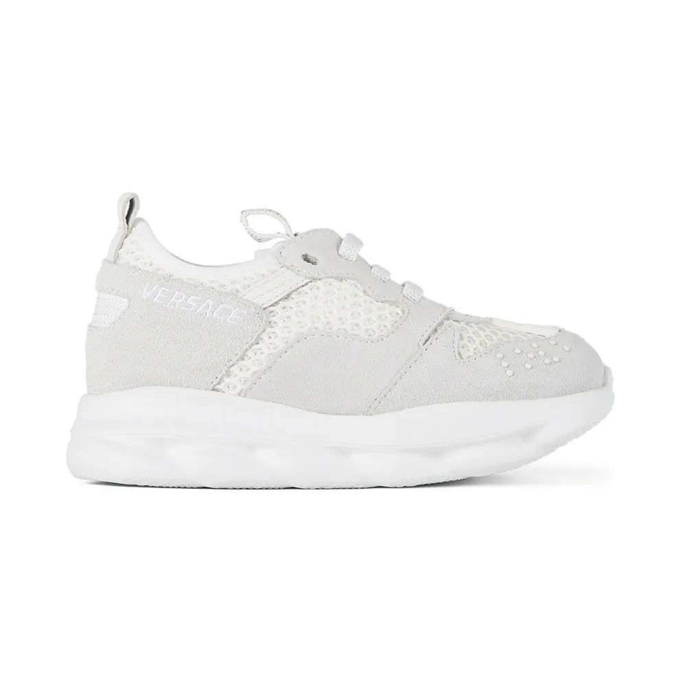 Versace Kids White & Grey Chain Reaction 2 (YGX00032_YB00379_YS01)