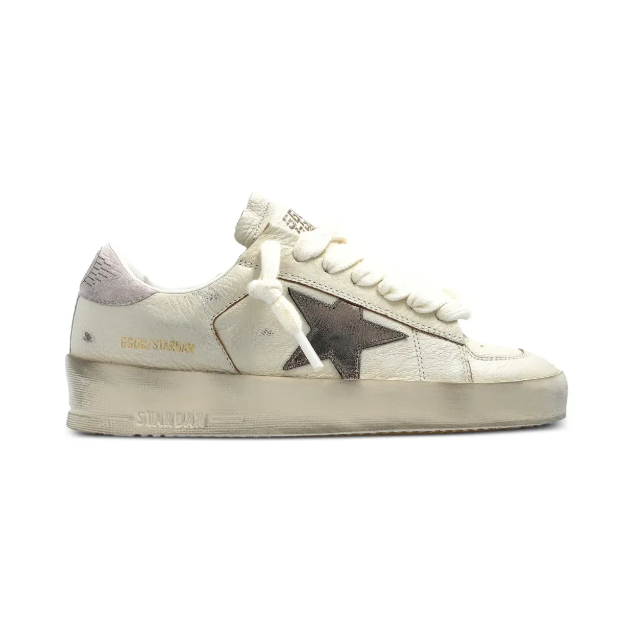 Golden Goose Stardan nappa leren sneakers – Beige (GWF00128F007276)