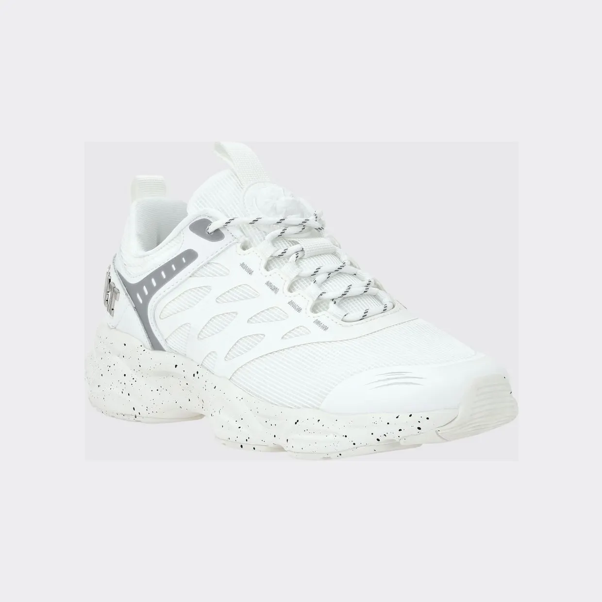 Plein Sport Venom Striker Gen. X.05 Low-Top Sneakers in Mesh with Rear Logo White (SAESUSC0740STE003N01)