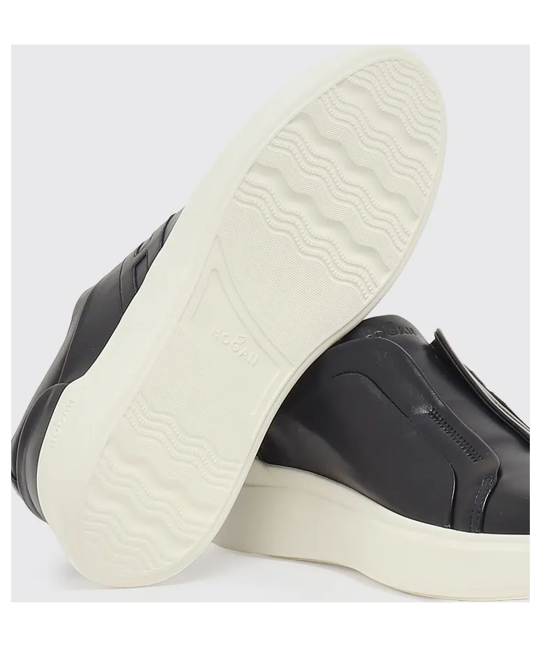 Hogan H580 Nappa Leather Sneakers Navy (HXM5800BE00LE9U801) (3)