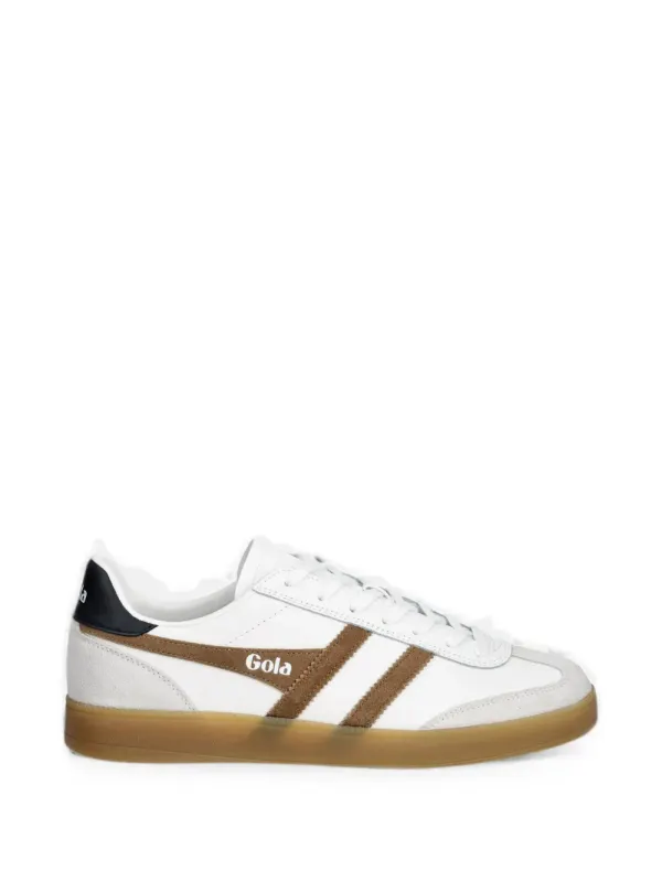 Gola Viper sneakers with suède vlakken and logo-print – White (CMB744AW2)