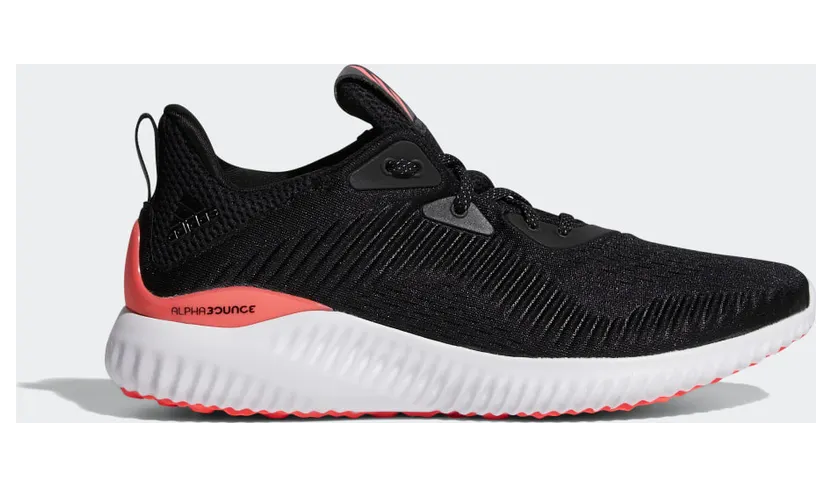 adidas alphabounce 1 Core Black / Cloud White / Signal Pink (FZ2194)