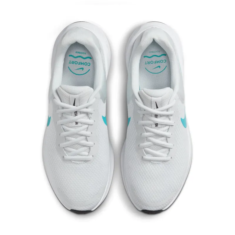 Nike Revolution 7 Pure Platinum White Black Dusty Cactus (FB2208-008)