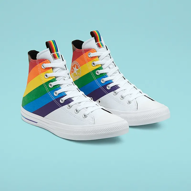 Converse Chuck Taylor All-Star Hi Pride White (2020) White/University Red (167758C)