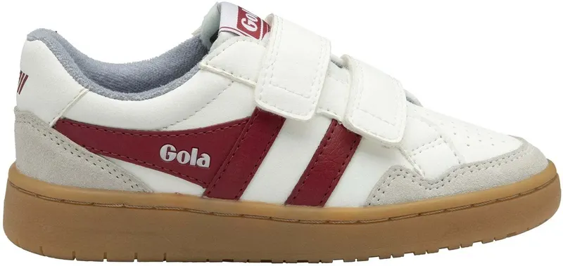 Gola sneaker white/deep red/air/gum (CKA530WA)