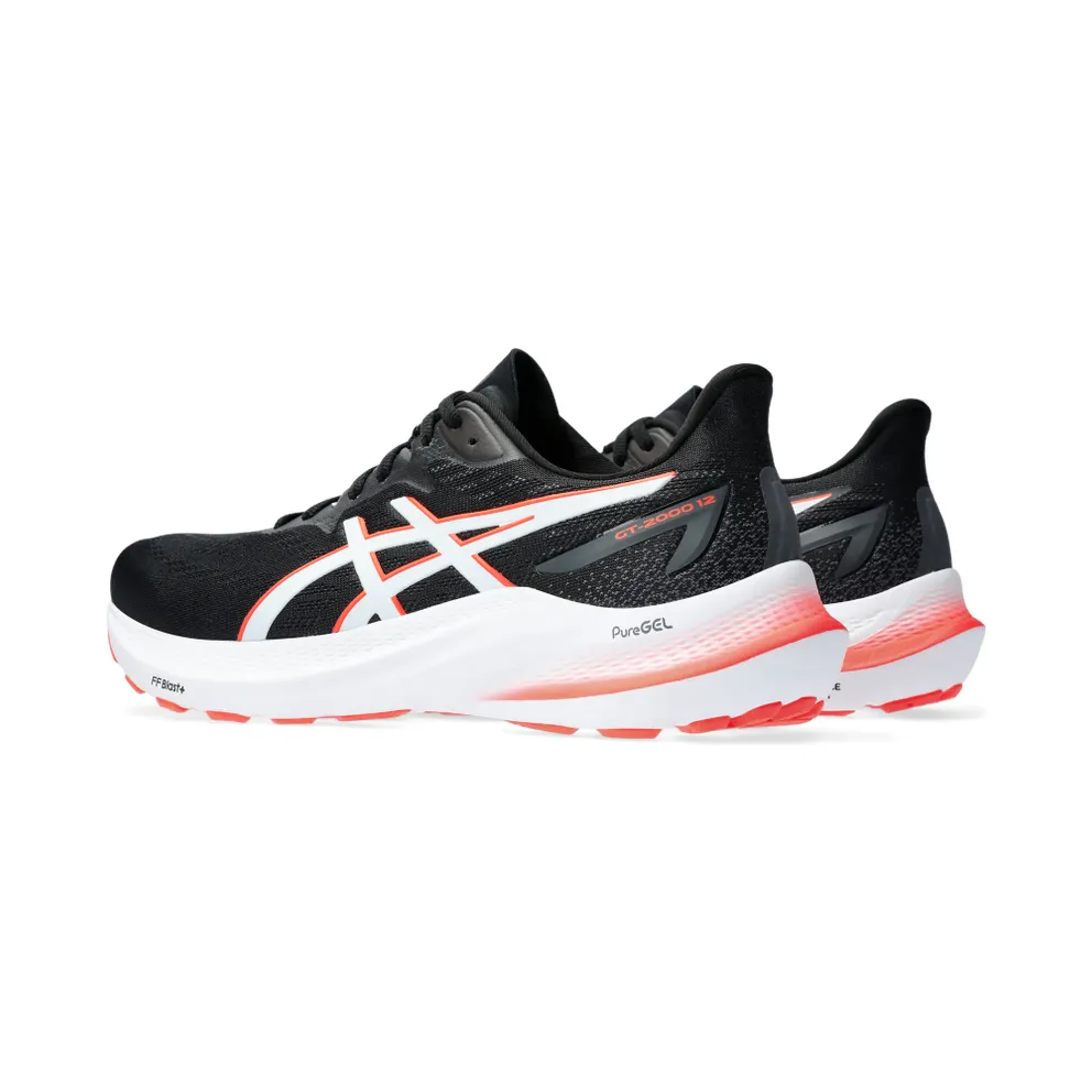Asics Gt-2000 12 Black/Sunrise Red (1011B691.004)