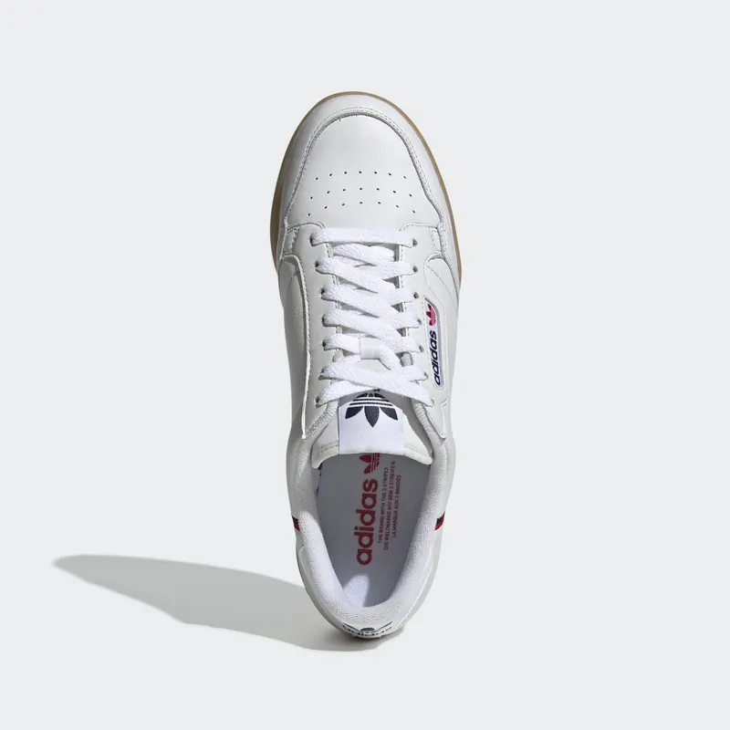 adidas Continental 80 Crystal White Crystal White/Collegiate Navy/Scarlet (EE5393)