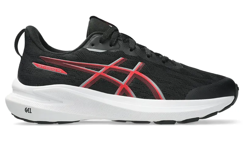 Asics GT-1000 14 GS Kids Laufschuhe, Black, Größe 37 (1014A382-005)