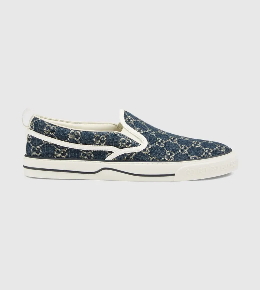 Gucci Tennis 1977 Slip On Denim (643489 2KQ20 4465)