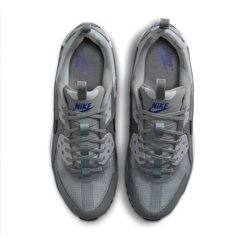 Nike Air Max 90 Drift “Cool Grey / Deep Royal Blue” (IO1908-002)