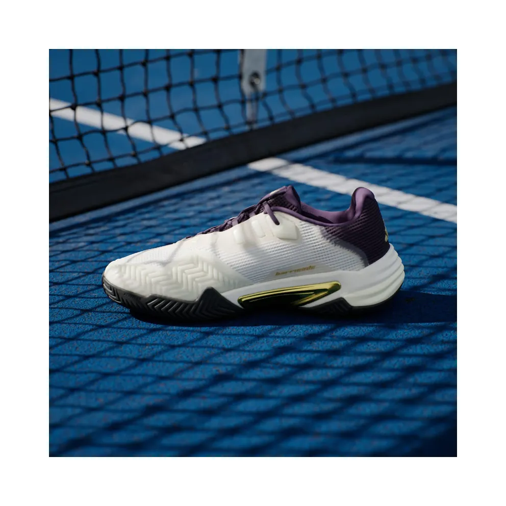 adidas Barricade 13 Core White Core Black Aurora Plum (JR1499)
