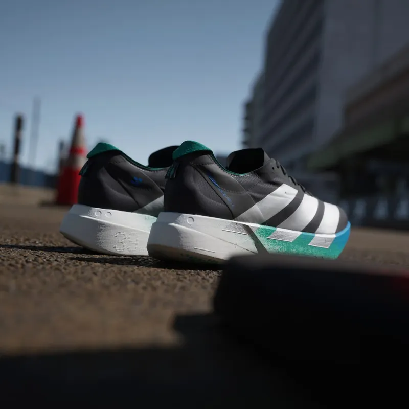 Adidas Adizero Adios Pro 4 Core Black / Matte Silver / Glory Green (JR6365)