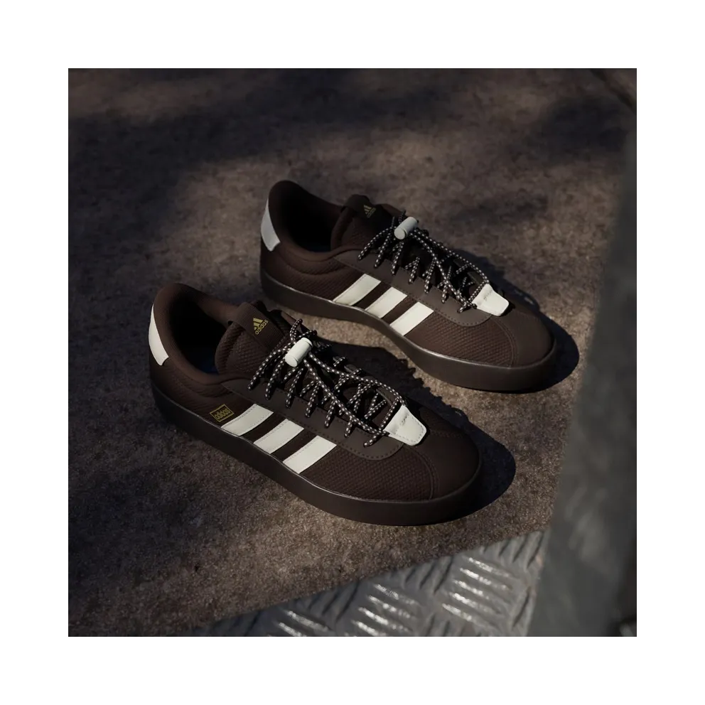 Adidas VL COURT 3.0-Shoes Aurora Coffee / Off White / Gold Metallic (IH6605)