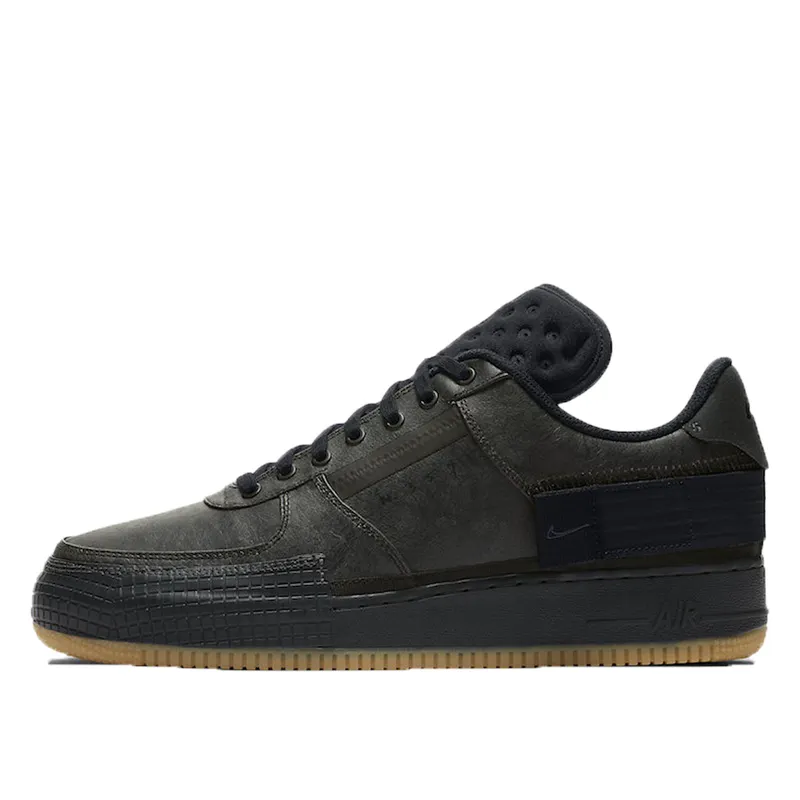 Nike Air Force 1 Type Black Gum Black/Anthracite-Dark Obsidian-Gum Medium Brown (CJ1281-001)