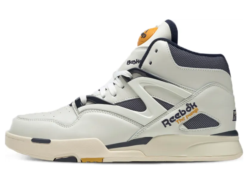Reebok Pump Omni Zone II Schoenen Chalk / Bright Ochre / Vector Navy