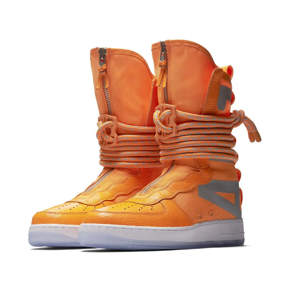 Nike SF Air Force 1 High Total Orange Total Orange/Total Orange-White (AA1128-800)