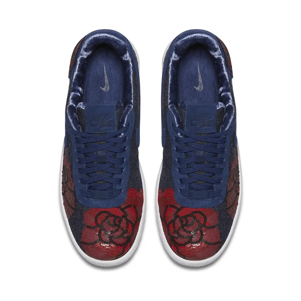 Nike Air Force 1 Upstep Low Denim Rose Blue (W) Binary Blue/Binary Blue (898421-401)