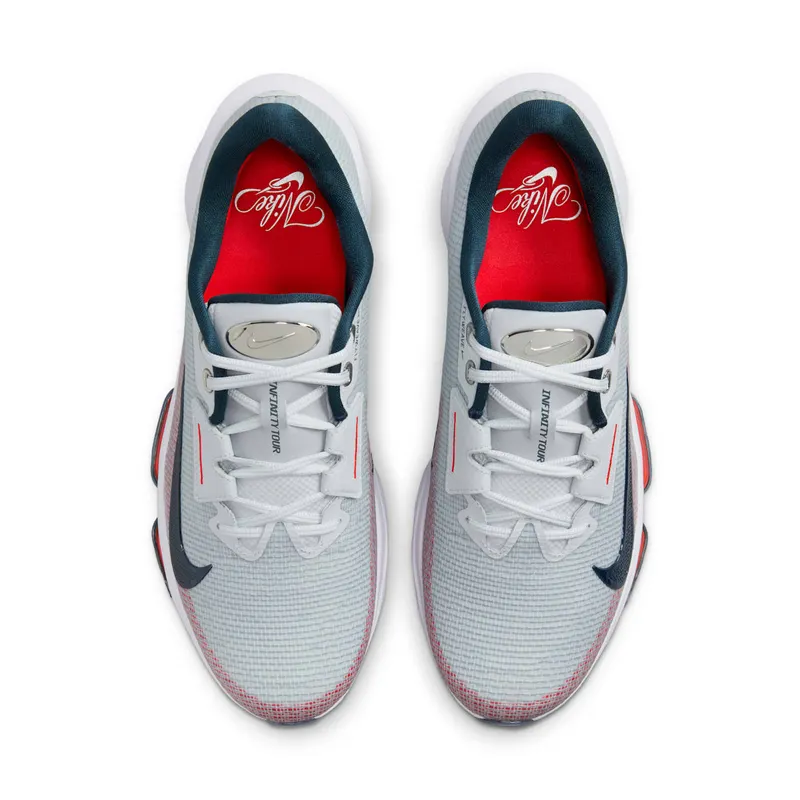 Nike Infinity Tour 2 Pure Platinum White Light Crimson Armory Navy (FZ8798-001)