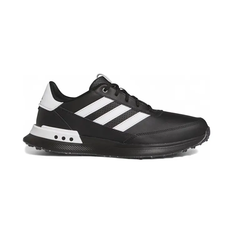 adidas S2G Spikeless Leather 24 Golf Core Black Grey Iron Metallic (IG8192)