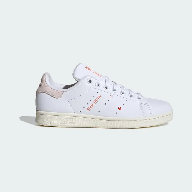 adidas Stan Smith Shoes Cloud White / Putty Mauve / Bright Red (IG8482)